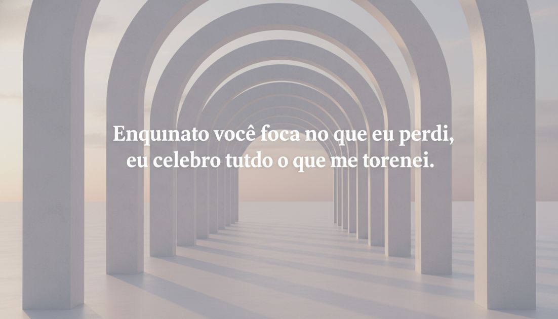 A beleza de se transformar após perdas