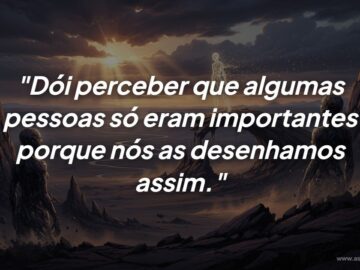 A importância que damos aos outros define nossa paz interior