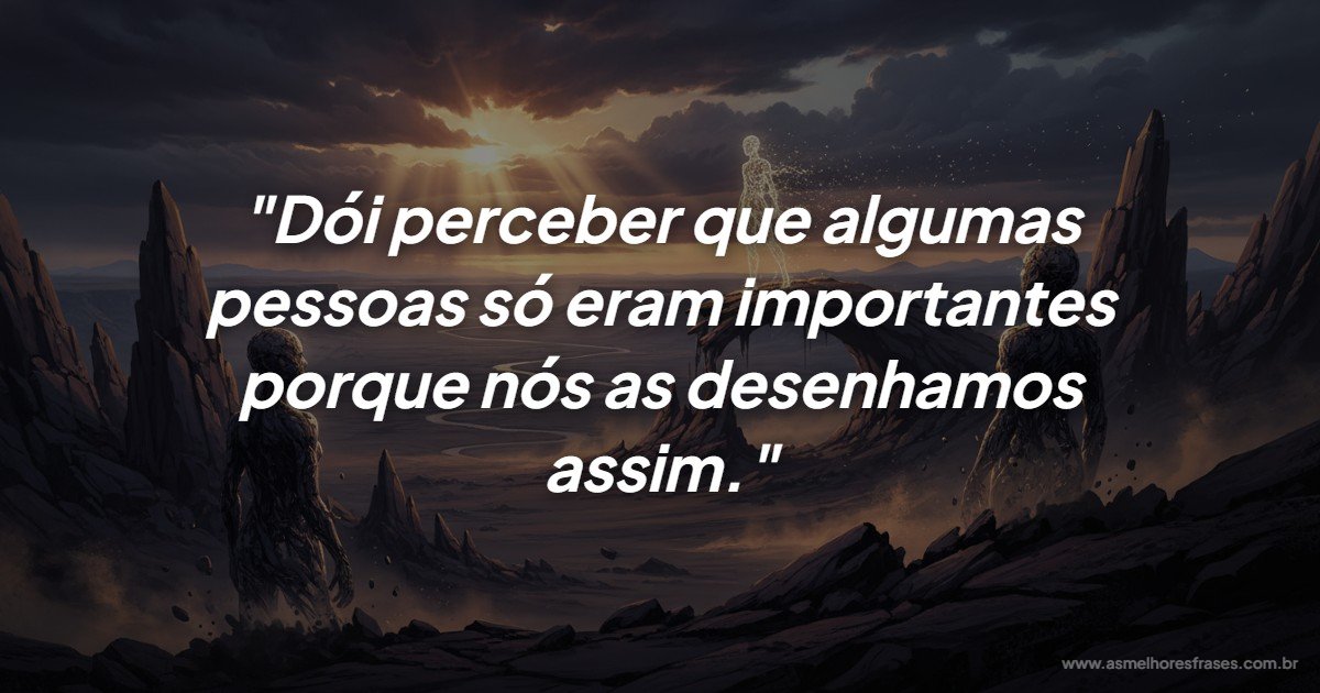 A importância que damos aos outros define nossa paz interior