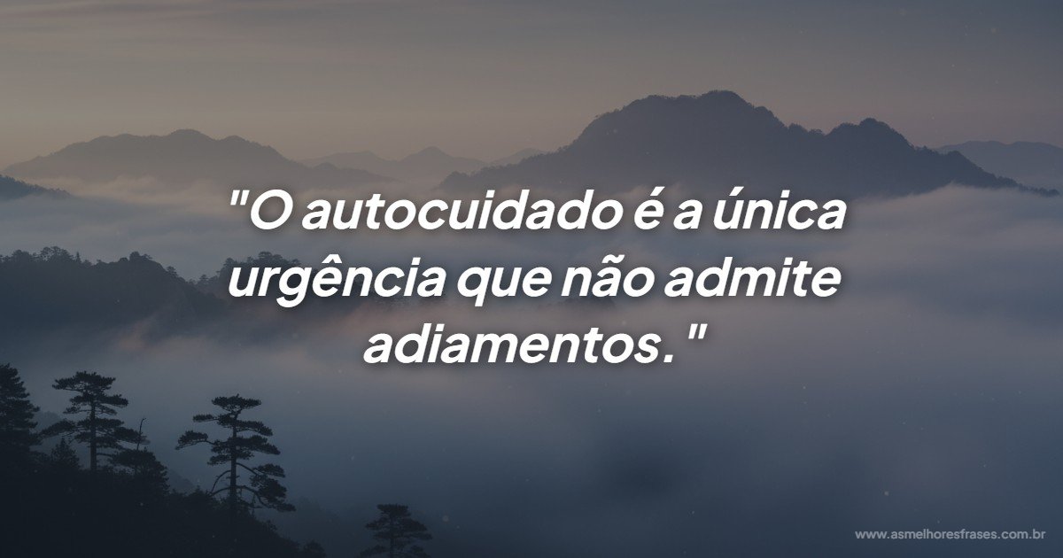 A urgência do autocuidado é a chave para o verdadeiro bem-estar