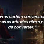 A verdadeira liderança se revela pelo poder das atitudes