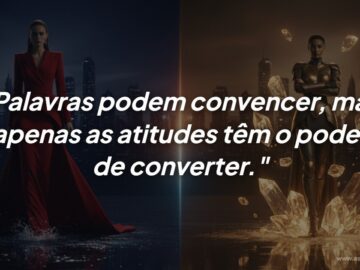 A verdadeira liderança se revela pelo poder das atitudes