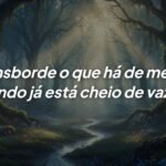 Como transbordar o seu melhor: o segredo para preencher os vazios do mundo