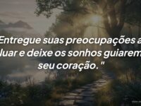 Mensagem de boa noite: Entregue suas preocupações ao luar e renove as energias