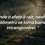 O poder do vínculo: Quando o amor supera qualquer distância