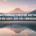 O preço da ausência e sua intensidade