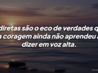 O silêncio que fala através de indiretas