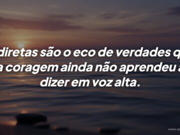 O silêncio que fala através de indiretas