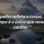 O tempo revela caráter quando as máscaras da aparência caem