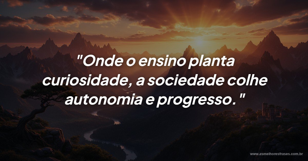 A importância da curiosidade no ensino