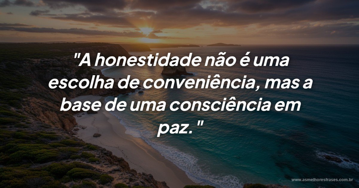 Frases sobre honestidade