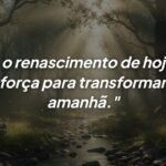 Mensagem de renascimento: Transforme o seu amanhã com a força de hoje