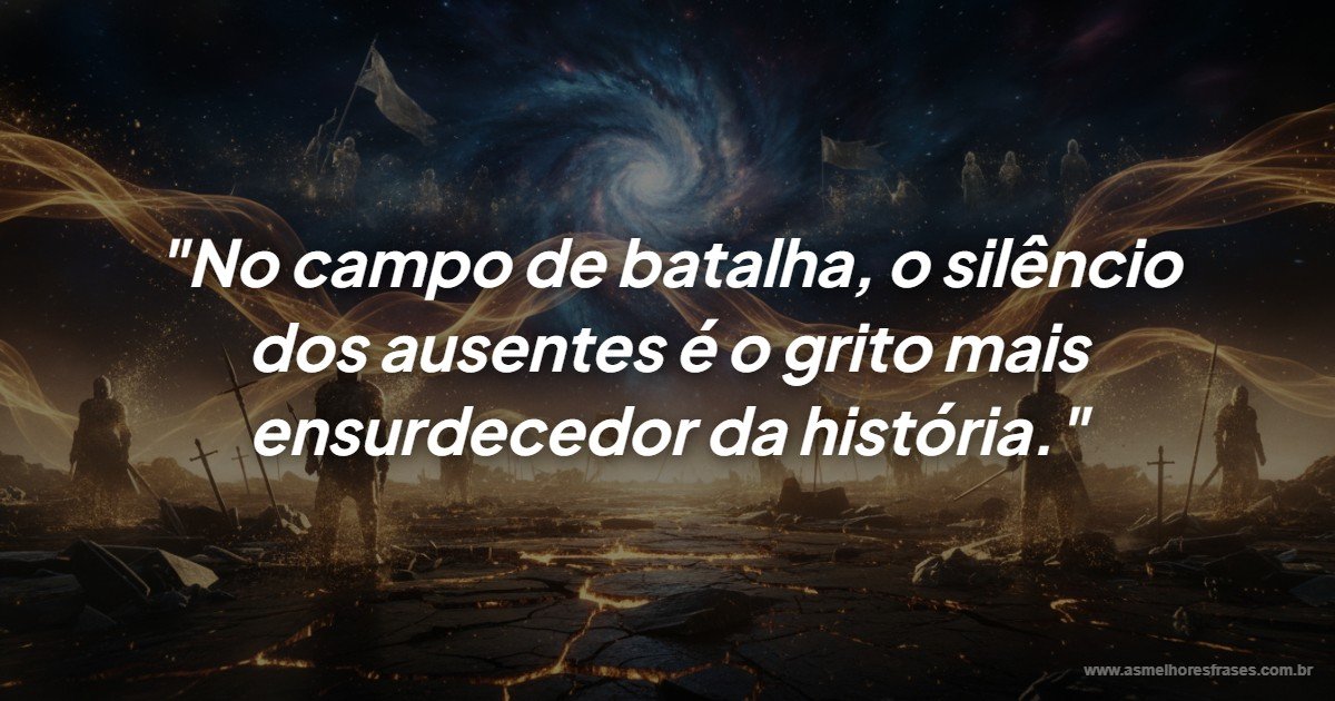 O silêncio dos ausentes