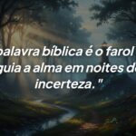 A palavra bíblica: O farol definitivo para guiar sua alma na incerteza