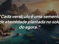 Sementes de eternidade: O poder de cada versículo no solo do agora